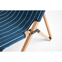 Utendørsmarked Klappstol Blå/ Beige