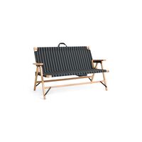 Outdoor-Marktsofa Schwarz/ Beige