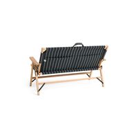 Outdoor-Marktsofa Schwarz/ Beige
