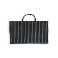Outdoor-Marktsofa Schwarz/ Beige