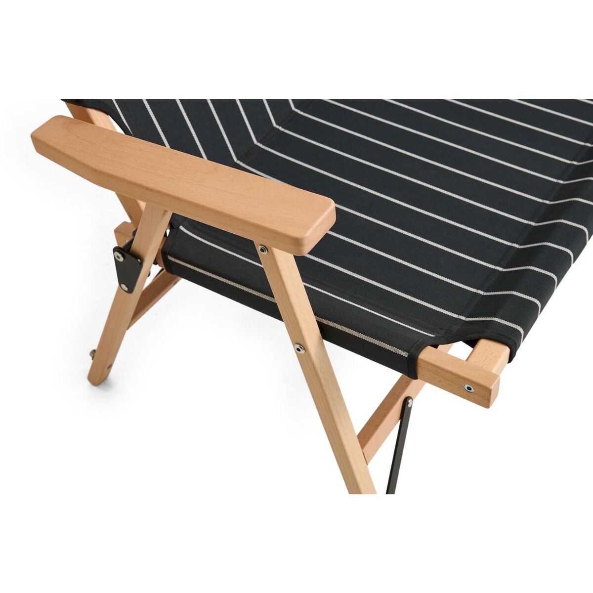 Outdoor-Marktsofa Schwarz/ Beige