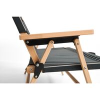 Outdoor-Marktsofa Schwarz/ Beige