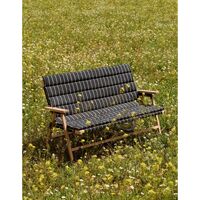 Outdoor-Marktsofa Schwarz/ Beige