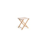 Taburete de Exterior Beige/ Rojo