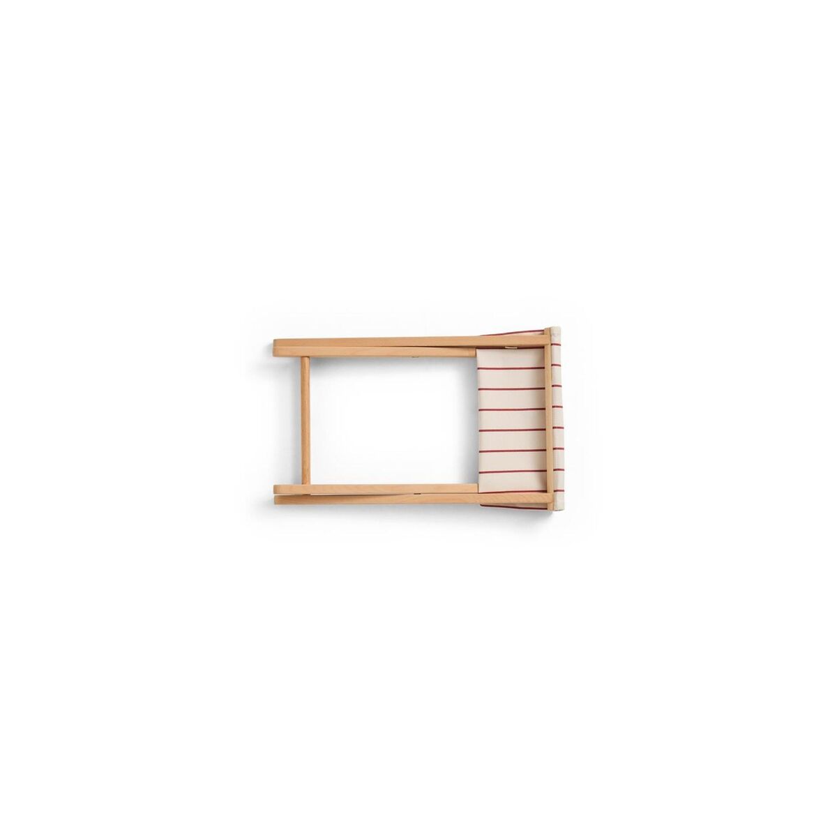 Taburete de Exterior Beige/ Rojo