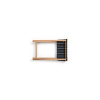 Utomhusmarknadspall Svart/ Beige