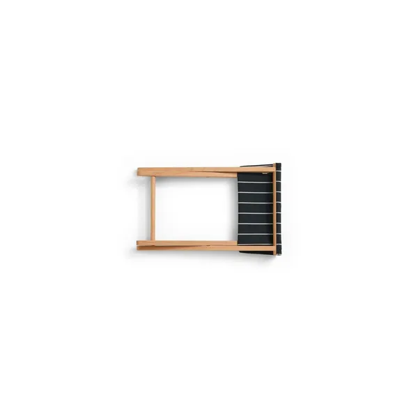 Outdoor Market Hocker Schwarz/Beige