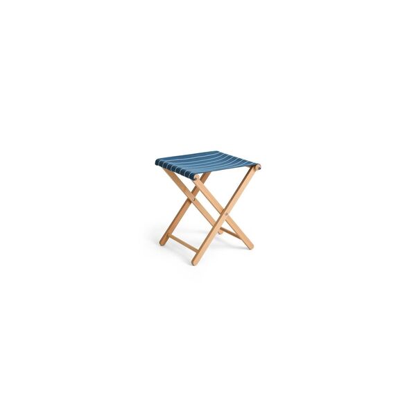 Outdoor Market Hocker Blau/Beige