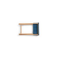 Outdoor Marktkruk Blauw/ Beige