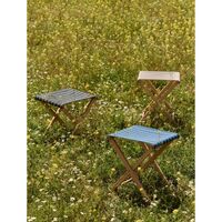 Outdoor Marktkruk Blauw/ Beige