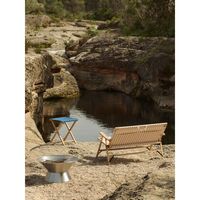 Outdoor Marktkruk Blauw/ Beige