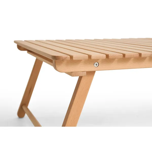 Outdoor Market Folding Table Large Natural
