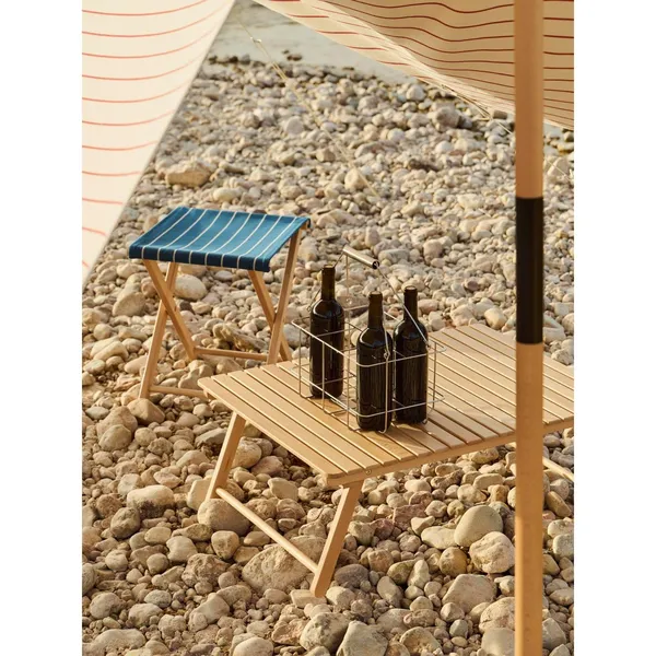 Outdoor Market Folding Table Large Natural