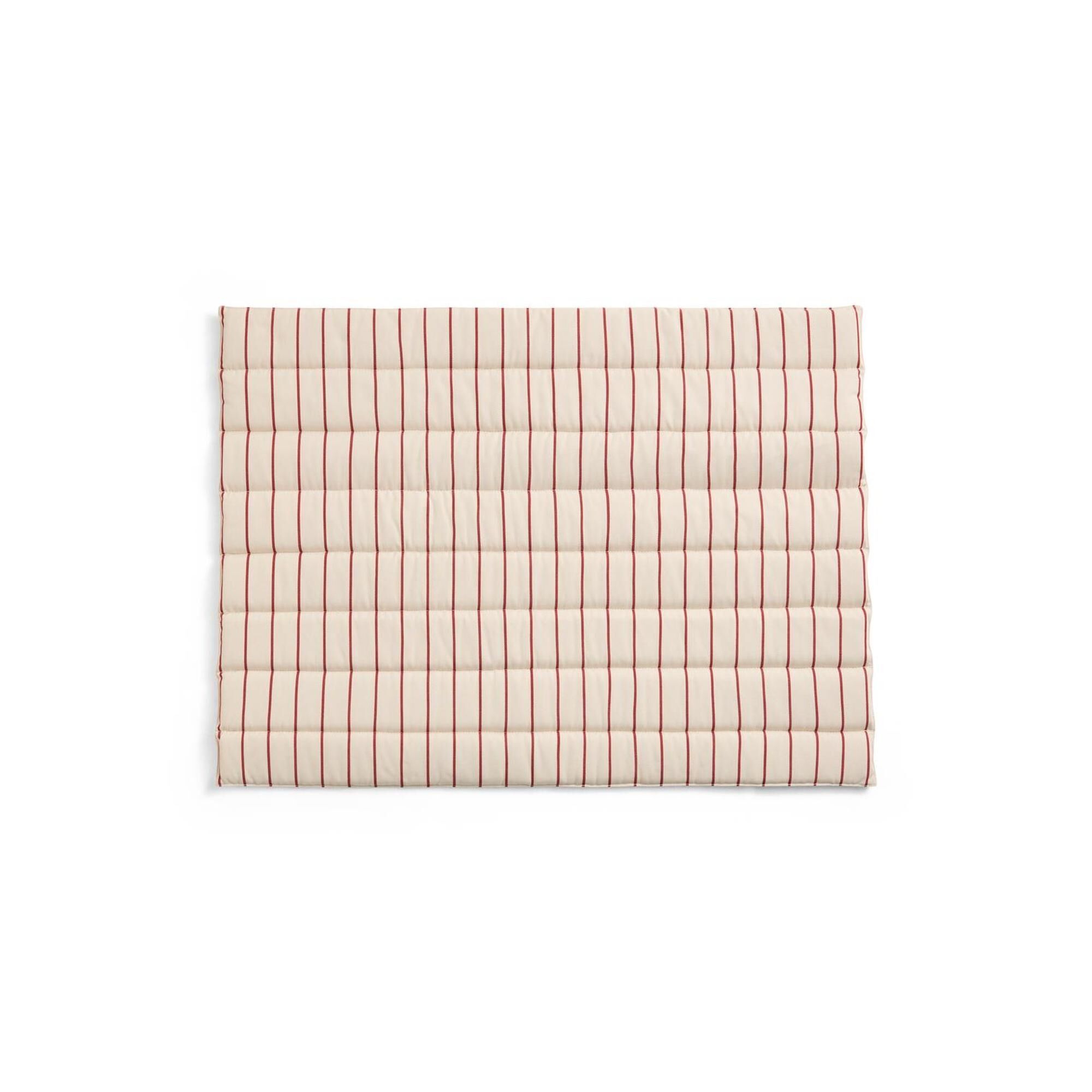 Outdoor-Marktkissen für Sofa , Beige/ Rot