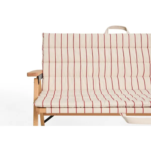 Cuscino Per Divano da Esterno Beige/ Rosso
