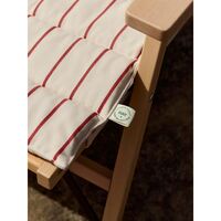 Cuscino Per Divano da Esterno Beige/ Rosso