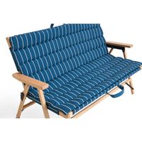 Cuscino Per Divano da Esterno Blu/ Beige