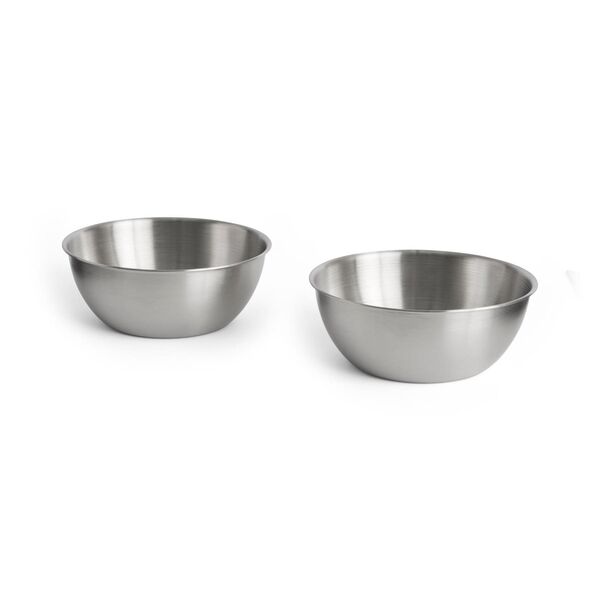 Outdoor Market Bowl Set di 2 Piccolo Argento