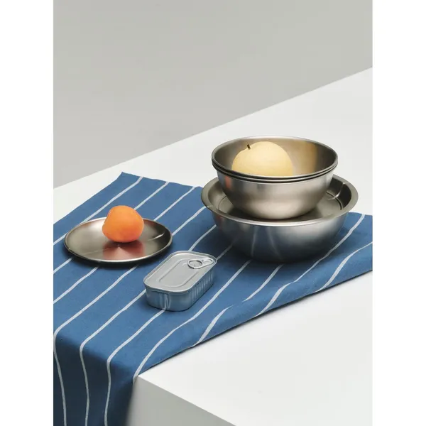 Outdoor Marktschalen-Set, 2er-Pack , Klein, Silber