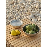 Outdoor Marktschalen-Set, 2er-Pack , Klein, Silber