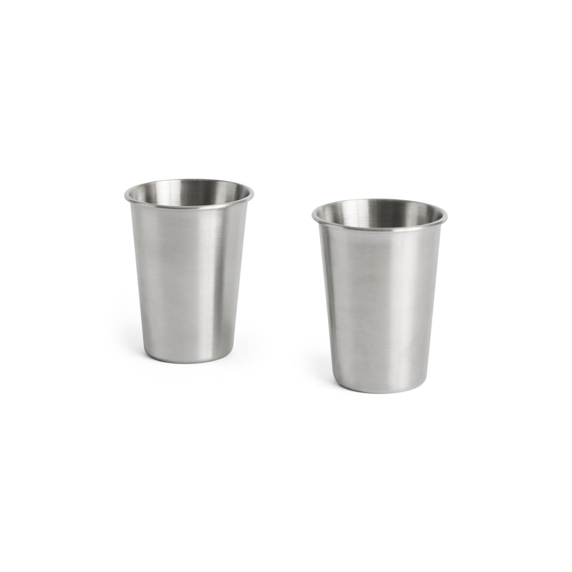 Outdoor Marktbecher-Set, 2er-Pack , Klein, Silber