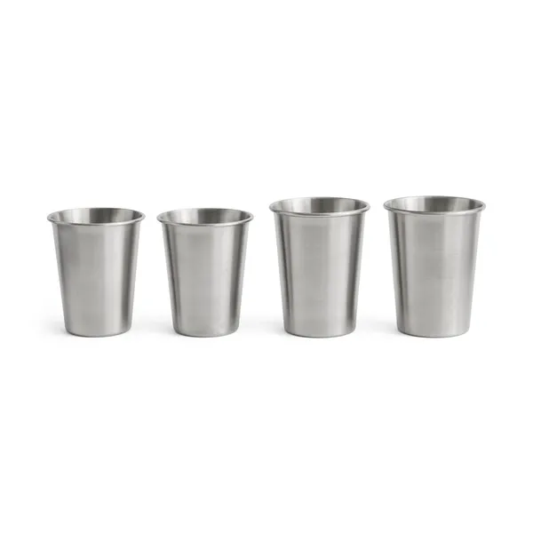 Outdoor Marktbecher-Set, 2er-Pack , Klein, Silber