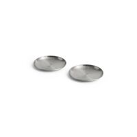 Outdoor Marktteller-Set, 2er-Set , Klein, Silber