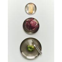 Outdoor Marktteller-Set, 2er-Set , Klein, Silber