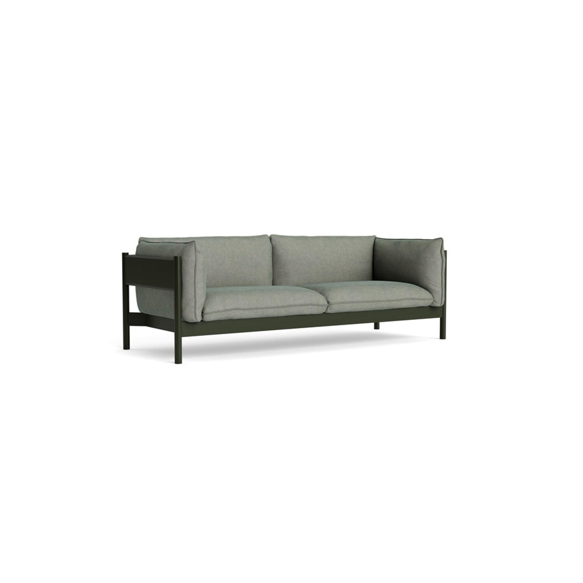 Arbour 3-seters sofa flaskegrønn bøk/Atlas 931