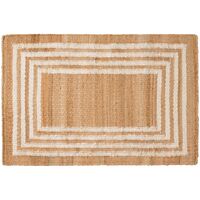 Decotique Outline Deurmat 60x90 Natural/Wit