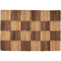 Chess Deurmat 60x90 Jute/Bruin
