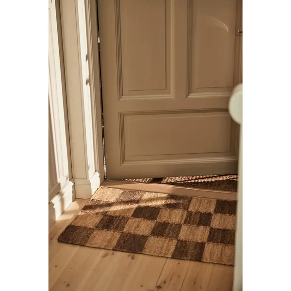 Chess Deurmat 60x90 Jute/Bruin