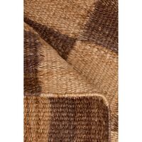 Chess Rug 180x270 Jute/Brown