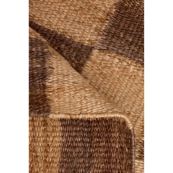 Chess Rug 180x270 Jute/Brown