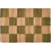 Chess Fußmatte 60x90 Jute/Grün