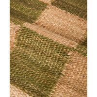 Checks Doormat 60x90 Natural/Green