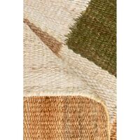 Checks Teppich 180x270 Natural/Grün