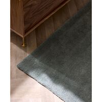 Nordic Plain Teppich 300x400 Blaugrün