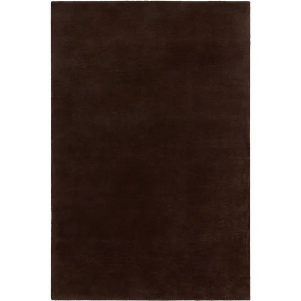 Nordic Plain Rug 250x350 Dark Brown