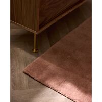 Nordic Plain Rug 250x350 Dusty Rose