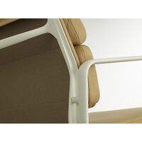 Soft Pad EA 231 Office Chair With Swivel, Armrest & Tilt Mechanism Chalk/Camel