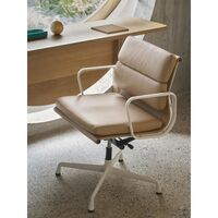 Soft Pad EA 231 Office Chair With Swivel, Armrest & Tilt Mechanism Chalk/Camel