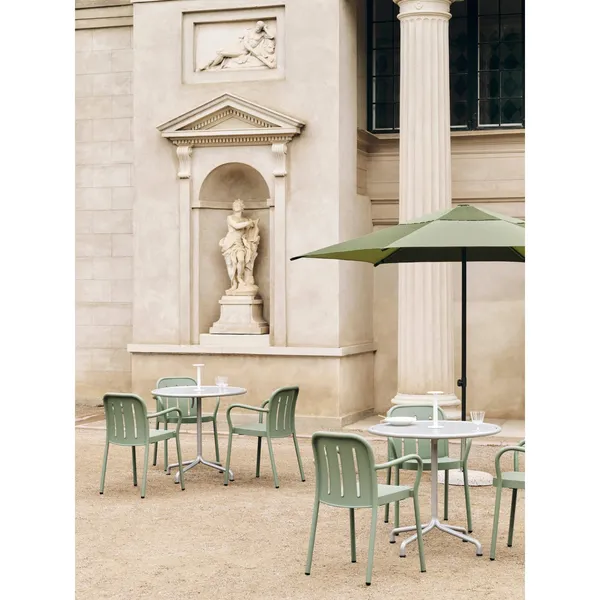 Table Deville Ø80 Crème Blanc