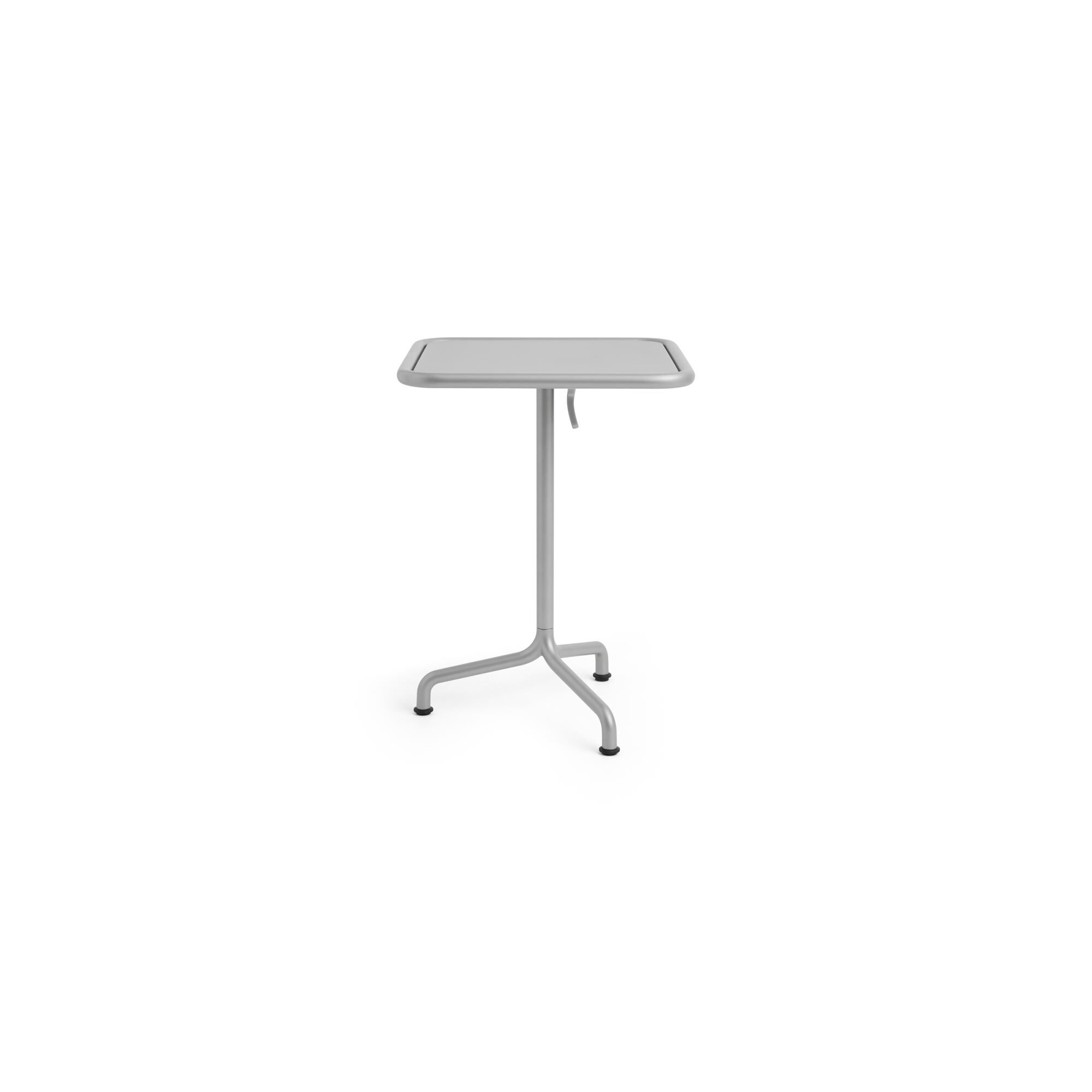 Deville Bord 55×55 Sølvgrå