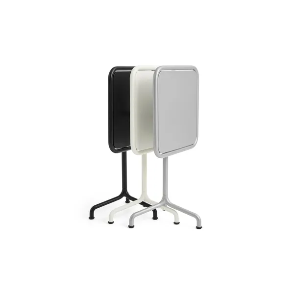 Deville Table 55x55 Silver Grey