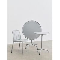 Deville Table Ø55 Silver Grey