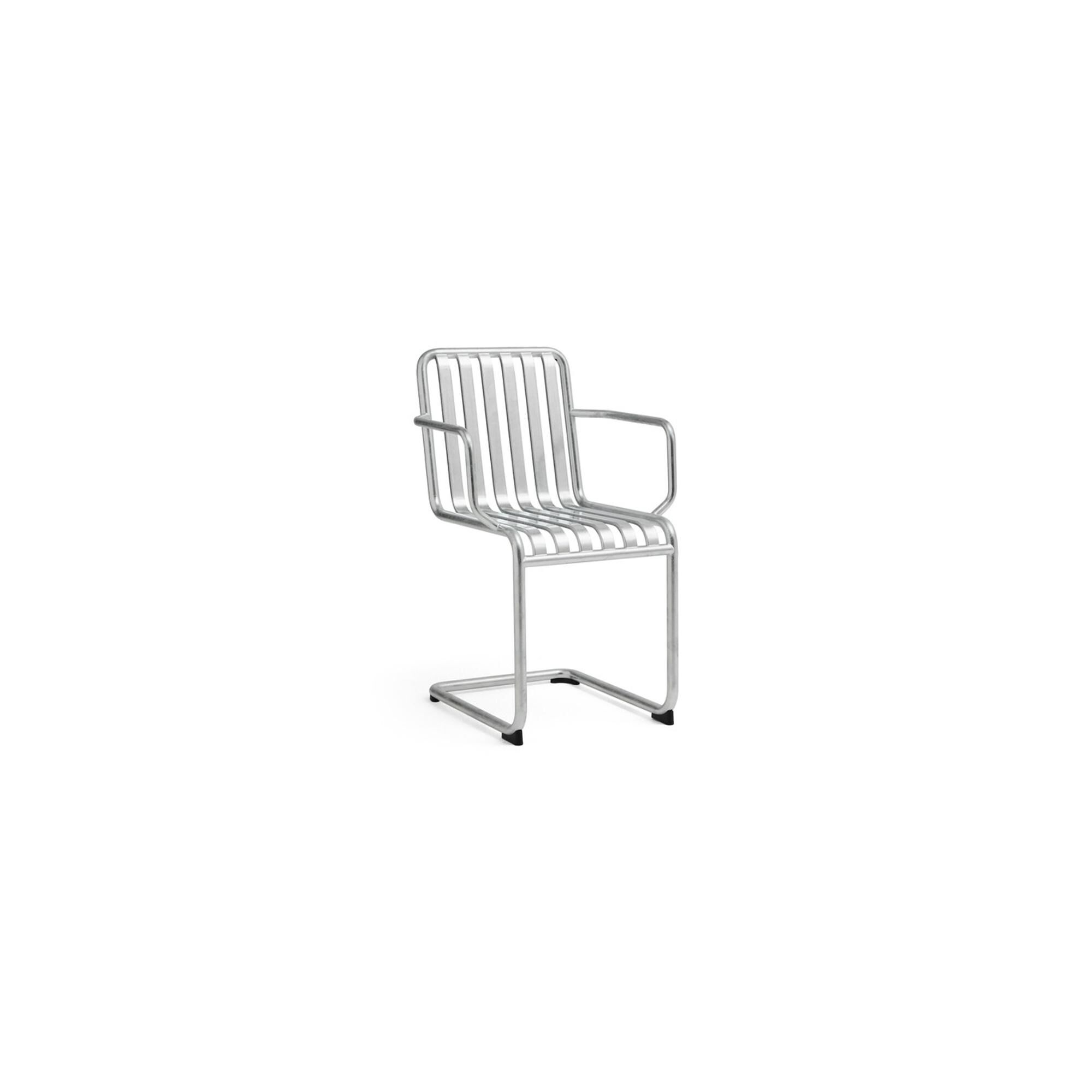 Palissade Cantilever Stol Med Armln Varmgalvaniseret Stl