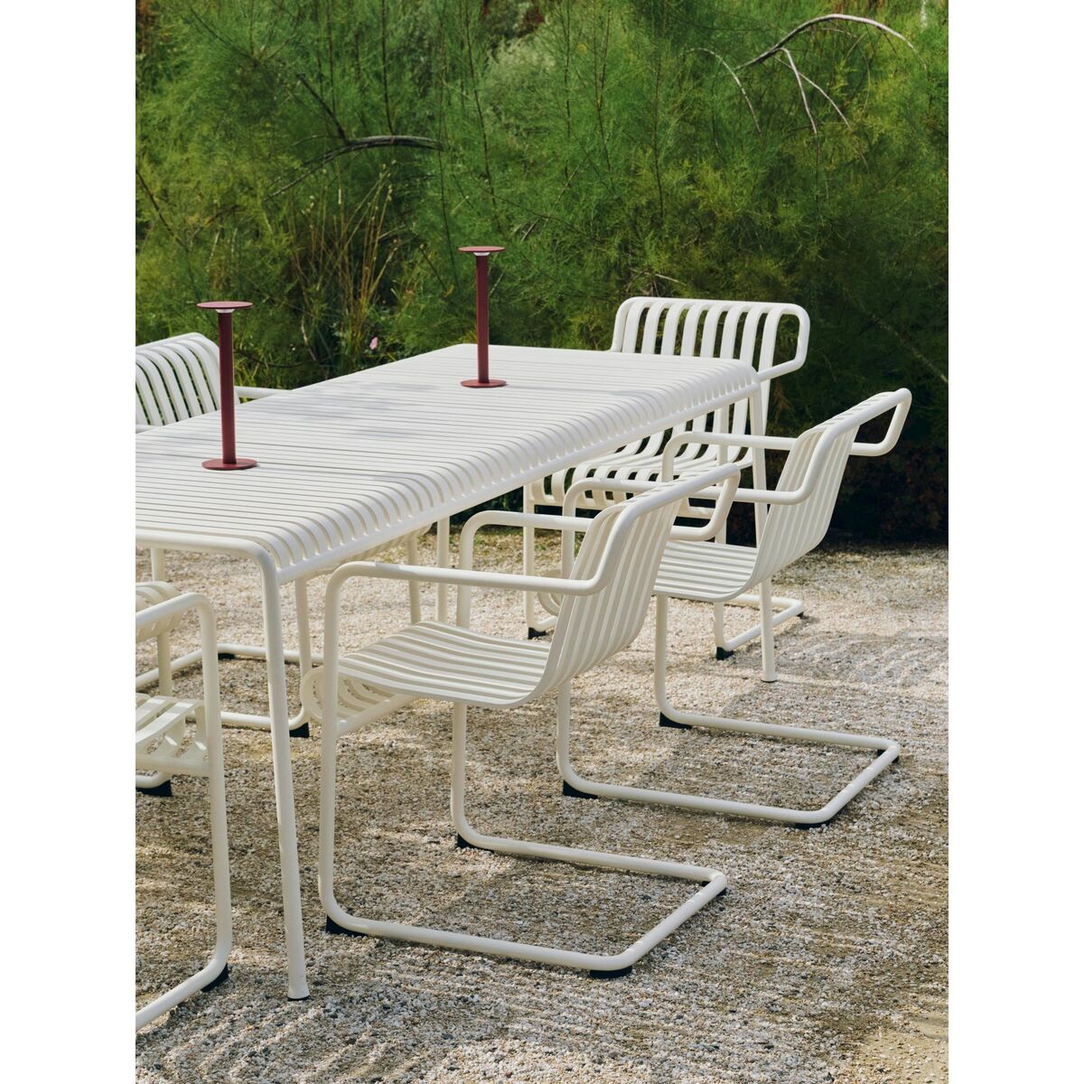 Palissade Cantilever Chair With Armrests Olive