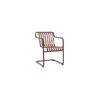 Palissade Cantilever Dining Chair With Armrests Iron Red