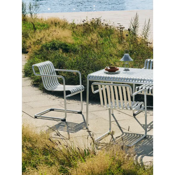 Palissade Cantilever Dining Chair With Armrests Iron Red